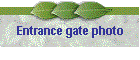 Entrance gate photo